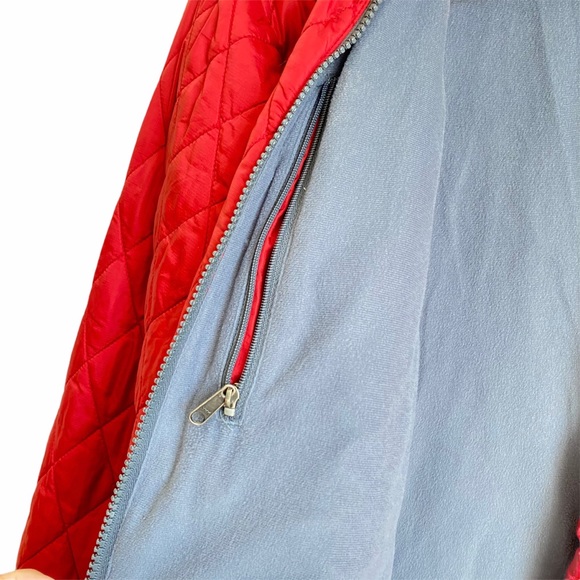 Marmot Primaloft Red Quilted Fleece Puffer Jacket - Picture 6 of 8